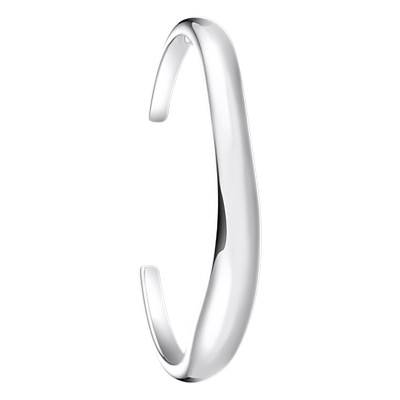 925 Silver Bold Élégance Curved Bangle Bracelet, Length 15 cm and 17 cm - AR116-001-21 - Thomas Sabo