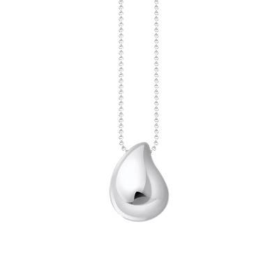 "925 Sterling Silver Bold Élégance Drop Necklace, Length 45 cm to 50 cm, Width 1.50 mm - KE2281-001-21" - Thomas Sabo