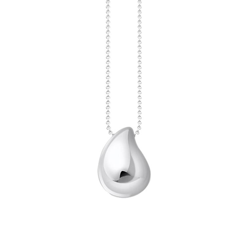 "925 Sterling Silver Bold Élégance Drop Necklace, Length 45 cm to 50 cm, Width 1.50 mm - KE2281-001-21" - Thomas Sabo