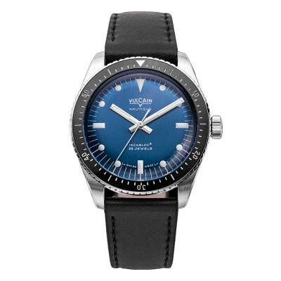 Skindiver Nautique Blue White Lum Watch 660170B37 - Vulcain