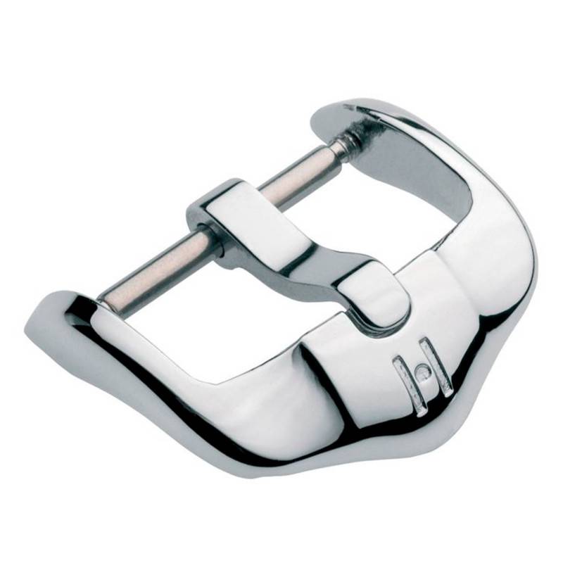 Polished H-Active Pin Buckle, Width 16 mm to 24 mm - Hirsch