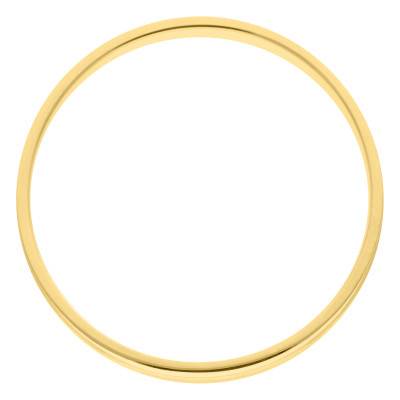 Alliance Ruban Confort Rainurée en Or Jaune 375 & Diamant 0,015 ct, Largeur 4 mm ou 5 mm - Amore