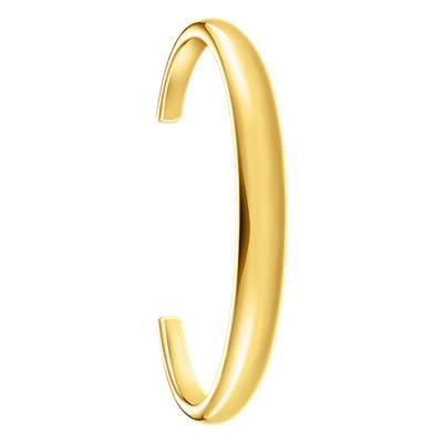 Yellow Gold-Plated Bold Élégance Bangle Bracelet, Length 15 cm and 17 cm - AR115-413-39 - Thomas Sabo