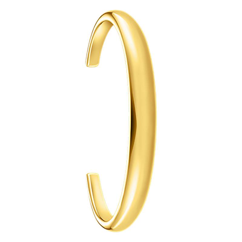 Yellow Gold-Plated Bold Élégance Bangle Bracelet, Length 15 cm and 17 cm - AR115-413-39 - Thomas Sabo