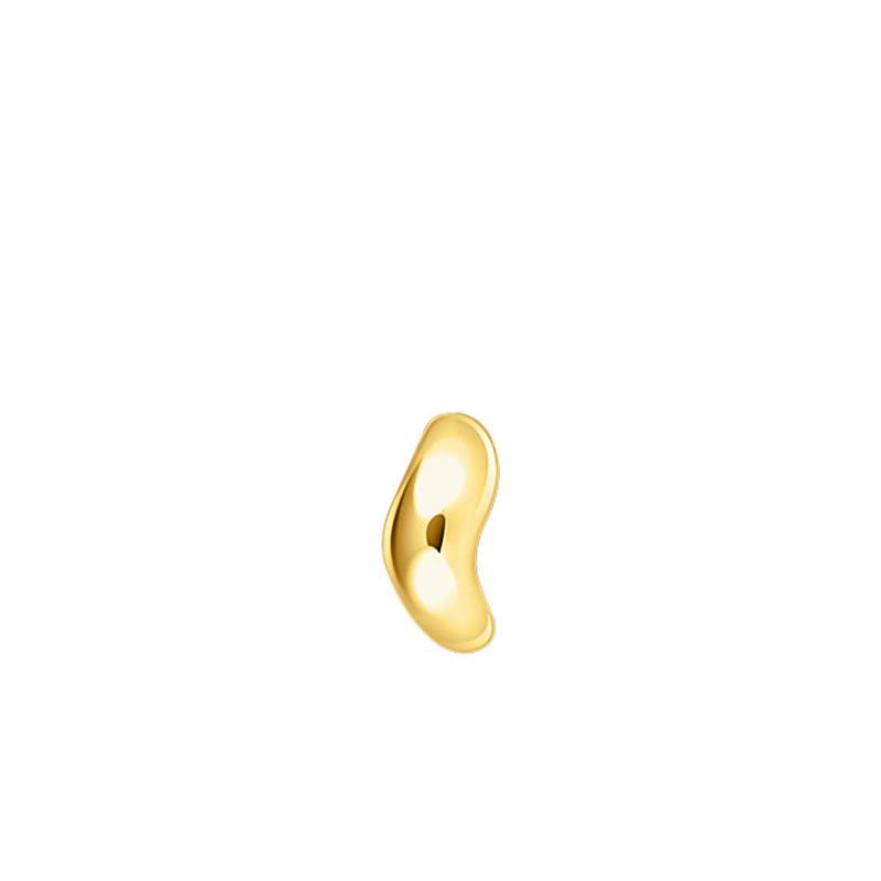 1 Bold Élégance Curved Yellow Gold-Plated Cuff Earring - EC0030-413-39 - Thomas Sabo
