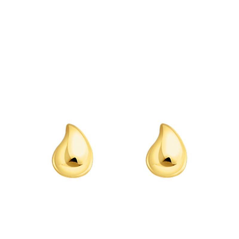 Bold Élégance Yellow Gold-Plated Drop Earrings - H2303-413-39 / H2299-413-39 - Thomas Sabo
