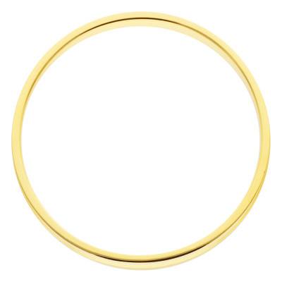 Alliance Ruban Confort Brossée à Rainure Polie en Or jaune 375, Largeur de 3 mm à 5 mm - Amore