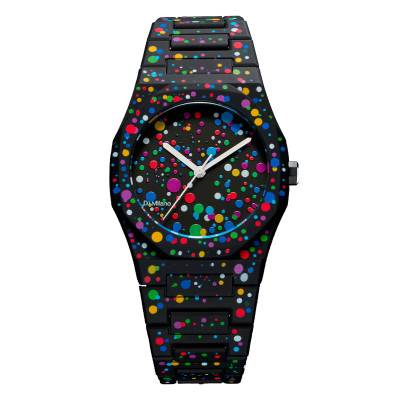 Polycarbon 37 mm Dot 01 D1-PCBU11 Watch - D1 Milano