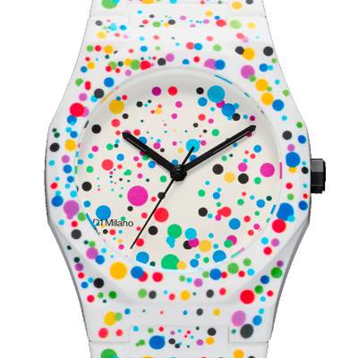 Polycarbon 37 mm Dot 02 Watch D1-PCBU12 - D1 Milano