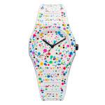 Blanc,Multicolore