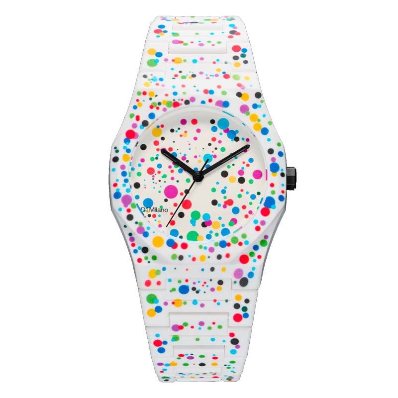 Polycarbon 37 mm Dot 02 Watch D1-PCBU12 - D1 Milano