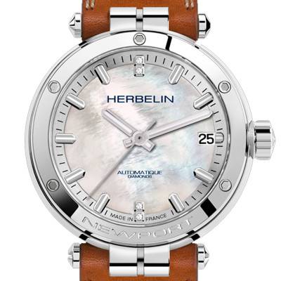 Newport 1658AP89GD Watch - Herbelin