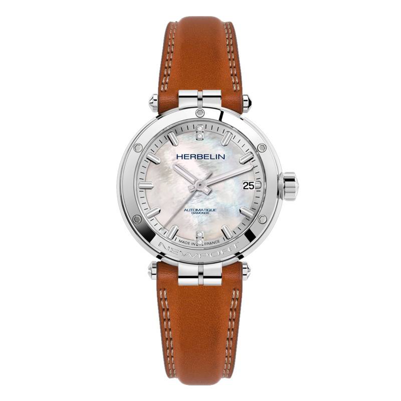 Newport 1658AP89GD Watch - Herbelin
