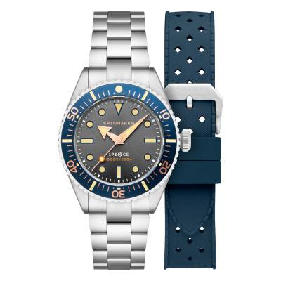 Spence Automatic "Gunmetal" Watch SP-5097-77 - Spinnaker