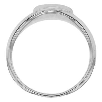 Chevalière forme Ovale en Argent 925 - Emanessence