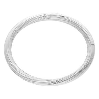 925 Silver Spirotube Bangle Bracelet, Width 6 mm - Vandona