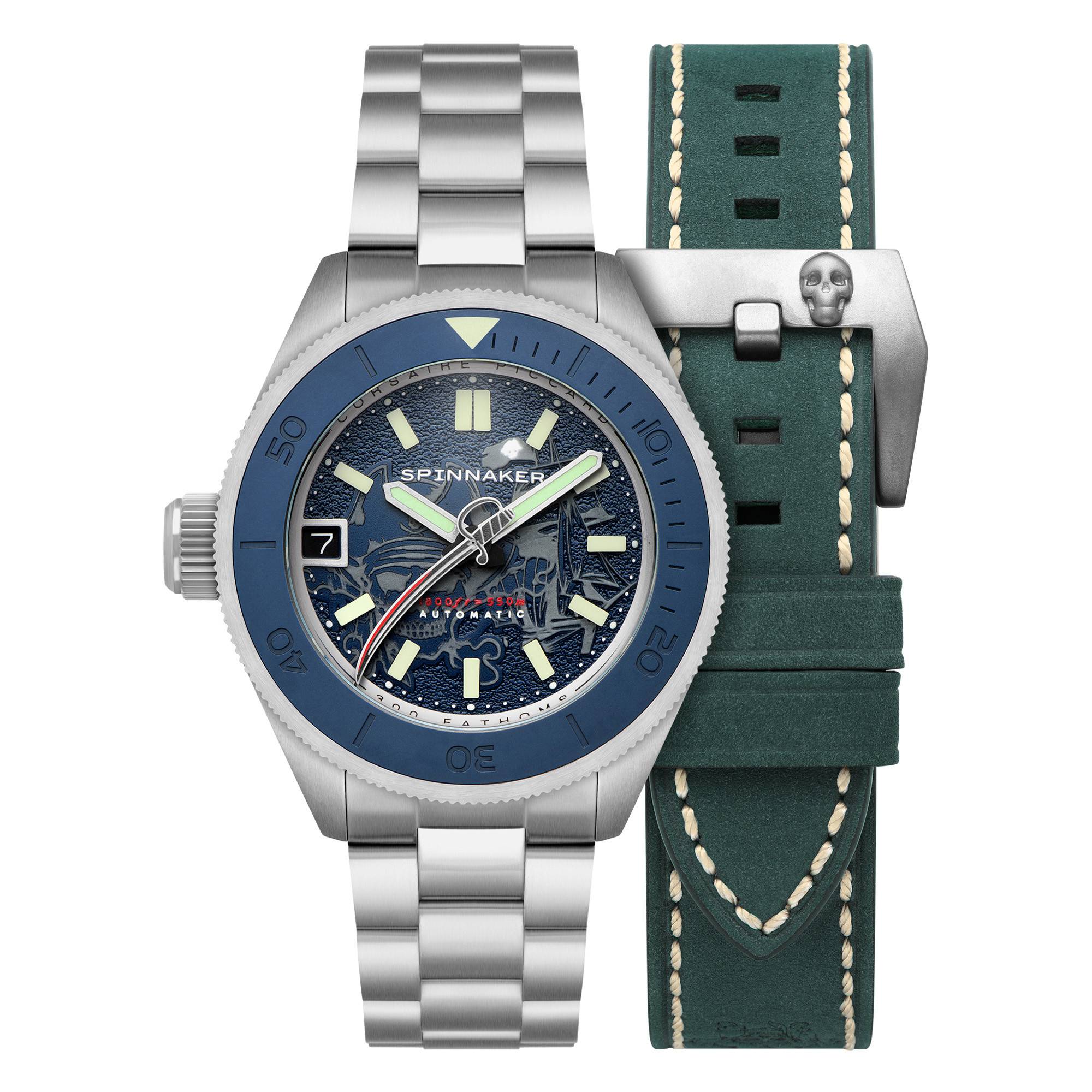 Jacques Piccard Spinnaker Piccard Montre Piccard Corsaire Bleu
