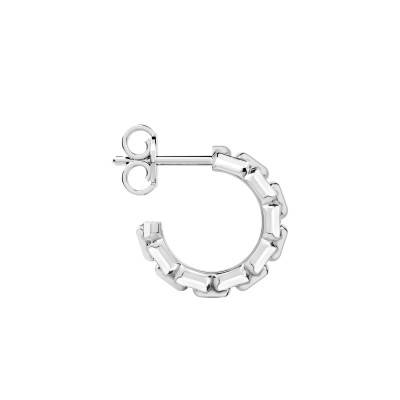 1 Insignia 925 Silver Hoop Earring - ESO005 - Zancan