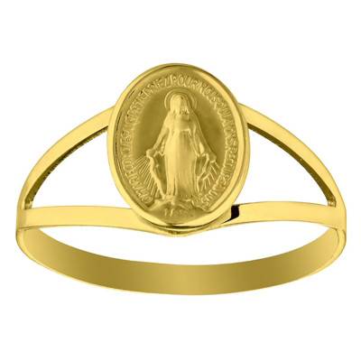 750/1000 Yellow Gold Miraculous Ring - Emanessence