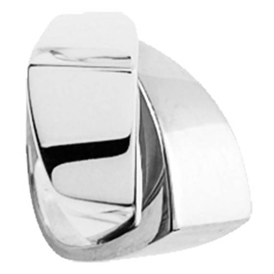 Bague Croisée Rhodiée En Argent 925 - Taille 56 - Pavé De Diamants Cz Blancs - Dolly-Bijoux - Pour Elle