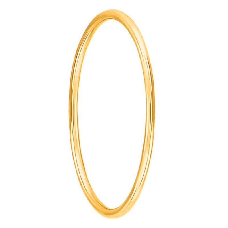 Bracelet Jonc Fil Rond Massif en Or Jaune 750, Diamètre 50 mm, Largeur de 1 mm à 3,60 mm - Emanessence