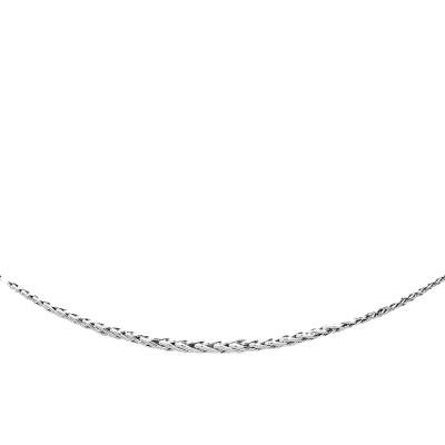 Collier Chute Maille Palmier en Argent 925, Longueur 42 et 45 cm - Emanessence
