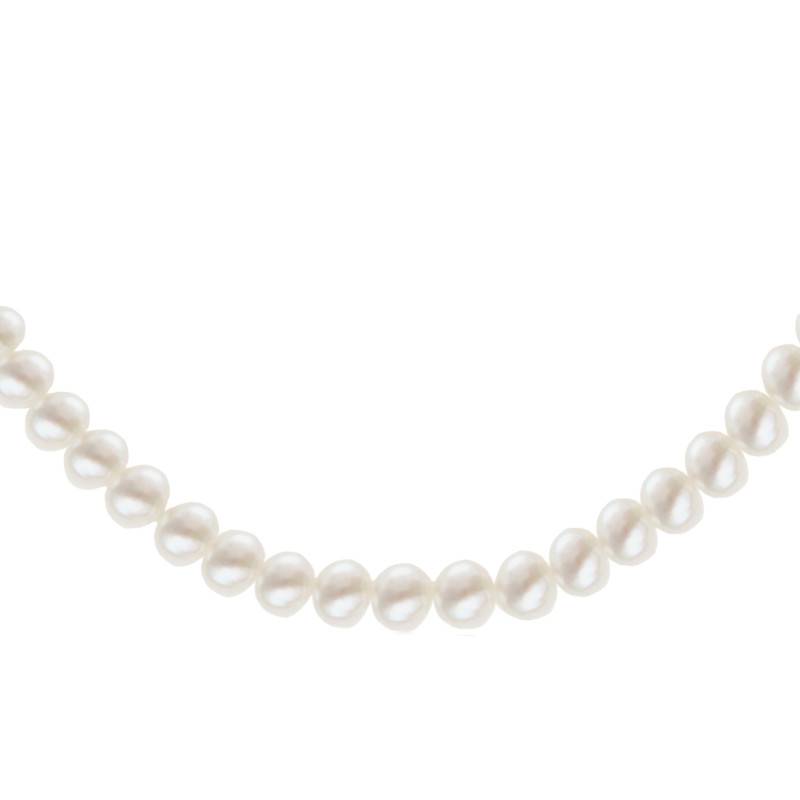 925 Silver & Pearl Necklace, 45 cm to 50 cm Length - Emanessence