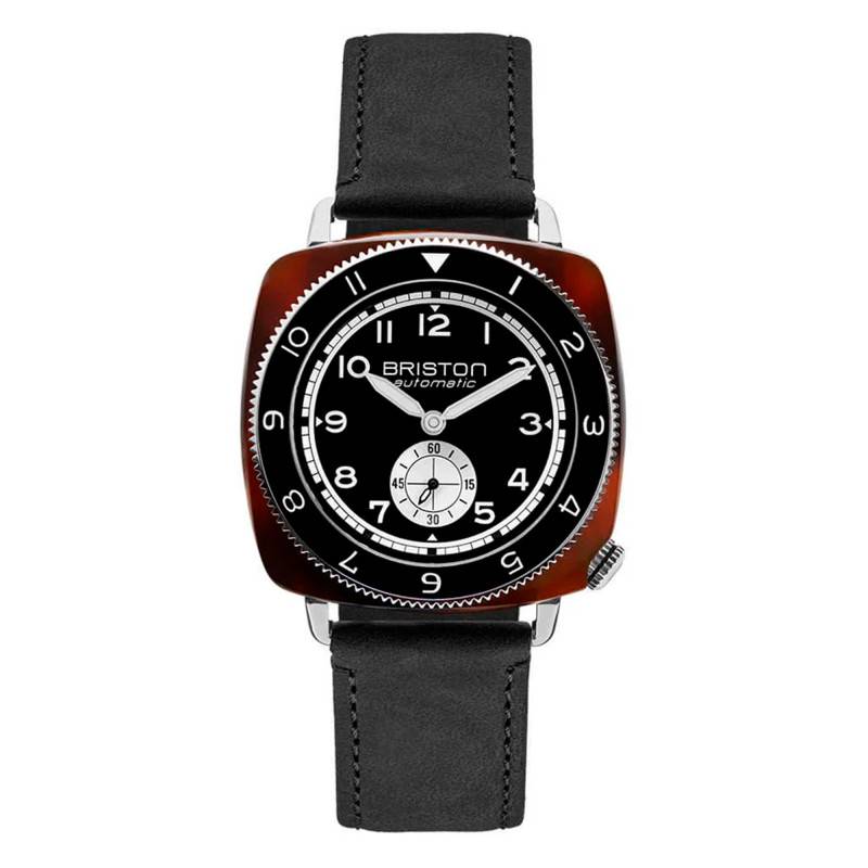 Clubmaster Legend Black Small Seconds Watch 241639.SA.T.1W.CH - Briston