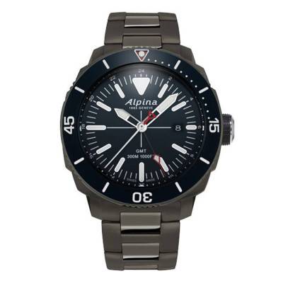 Montre Seastrong Diver GMT blue AL-247LNN4TV6B - Alpina