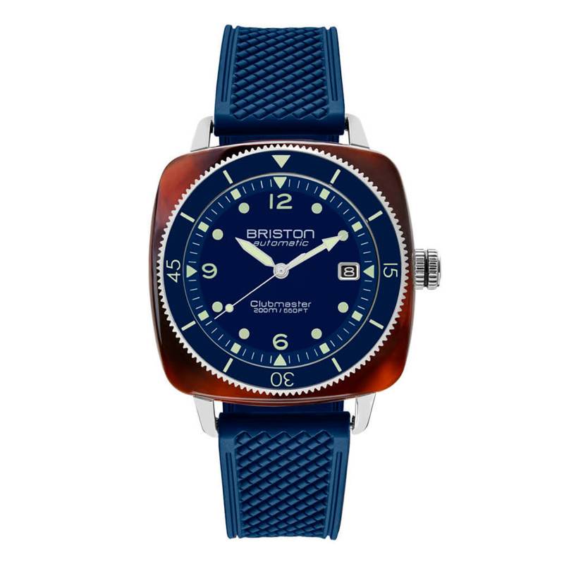 Navy Blue Clubmaster Legend Diver Watch 241740.SA.T.15.FNB - Briston