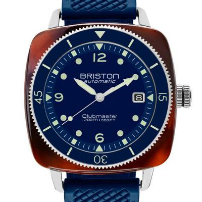 Navy Blue Clubmaster Legend Diver Watch 241740.SA.T.15.FNB - Briston