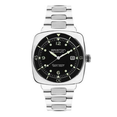 Black Steel Clubmaster Legend Diver Watch 241740.PS.LD.1.SB - Briston