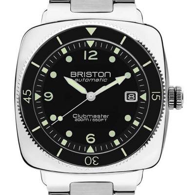 Black Steel Clubmaster Legend Diver Watch 241740.PS.LD.1.SB - Briston