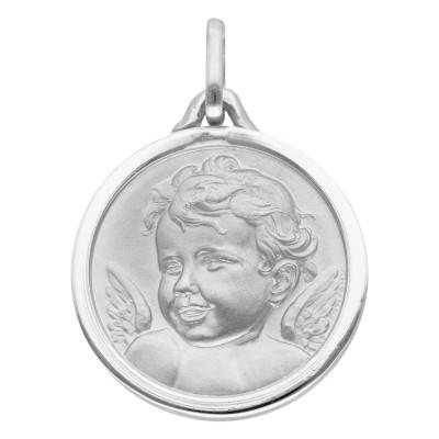 Médaille Ange Or Blanc 375 ou 750 - Lucas Lucor