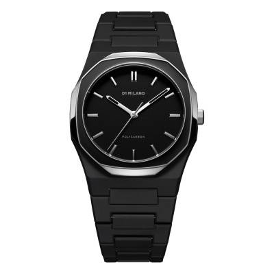 Polycarbon Watch - Gun Mesh PCBU13 - D1 Milano