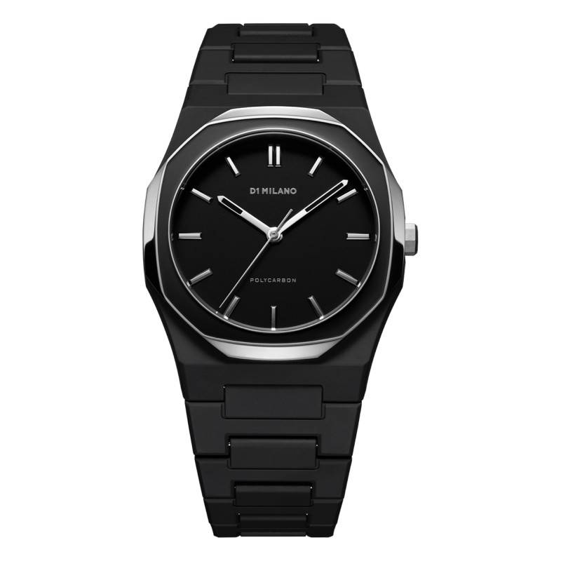 Polycarbon Watch - Gun Mesh PCBU13 - D1 Milano