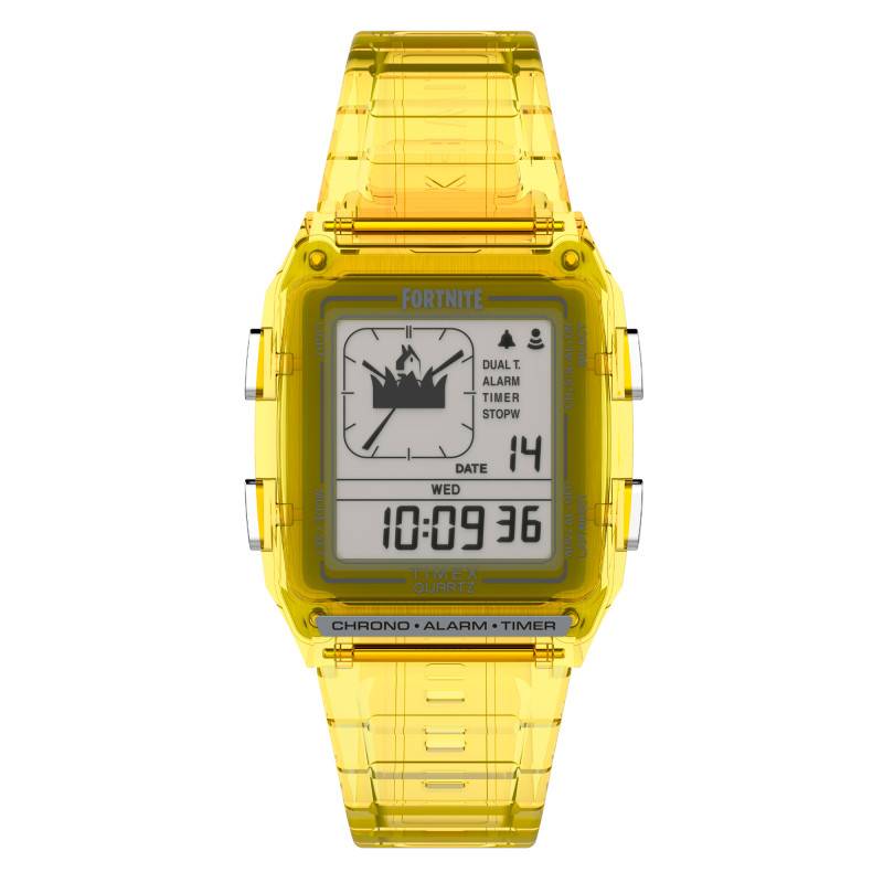 Q Timex LCA x Fortnite Yellow Watch TW2W96600 - Timex