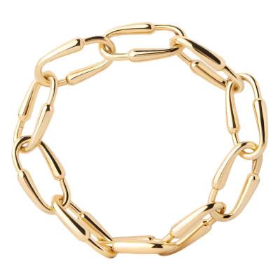 Gold-Plated Loop Bracelet, Length 21 cm - PU01-850-U - Pdpaola