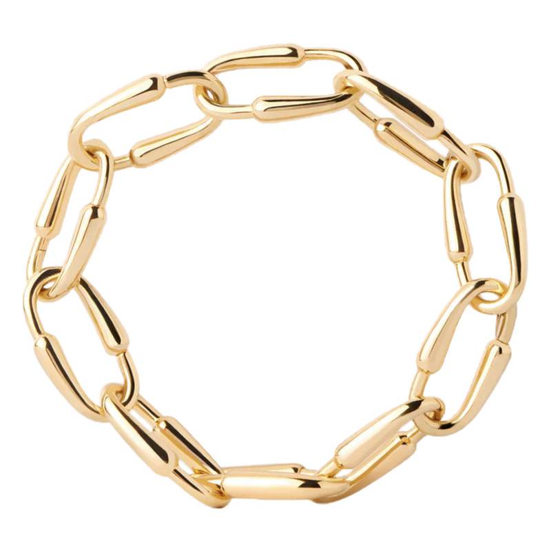 Gold-Plated Loop Bracelet, Length 21 cm - PU01-850-U - Pdpaola