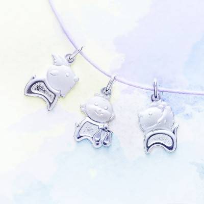 Pendentif Signe du Zodiaque Lion Argent - Argyor