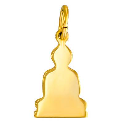 Yellow Gold 375 Shiva Pendant - Emanessence