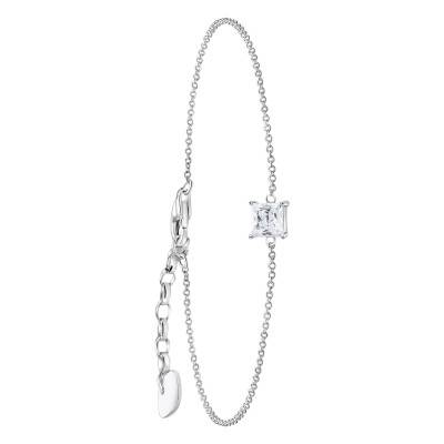 Bracelet Essentials Sparkling White en Argent 925 & Zircone Blanche, Longueur 16 à 19 cm, Largeur 1 mm - A2158-051-14 - Thomas Sabo