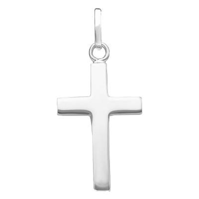 925 Silver Cross Pendant, 22 x 14 mm - Emanessence