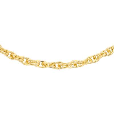 375/1000 Yellow Gold Prince of Wales Chain, 51 cm Length, 0.40 mm Width - Emanessence