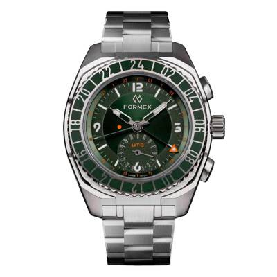 Montre Stratos UTC 41 mm Automatic Green - Formex