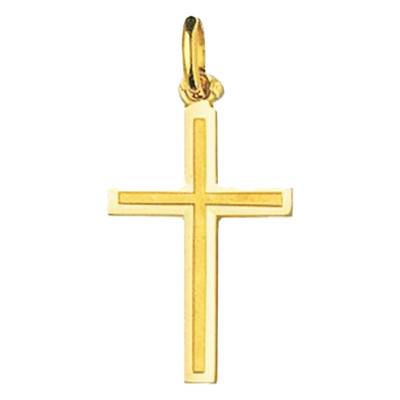 Croix Or Jaune 750 - Emanessence