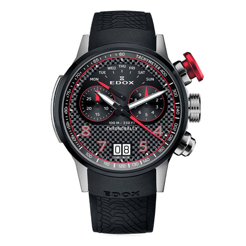 Chronorally Chronograph 45 38003-TINRO-CARO Watch - Edox