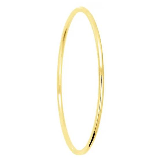 Cerceaux Or Jaune 14 Carats - Électroformes Ronds 16mm - Fermoir Pression