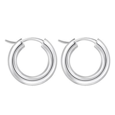 925 Silver Essentials Hoop Earrings, Diameter 16,20 or 19,50 mm - Thomas Sabo