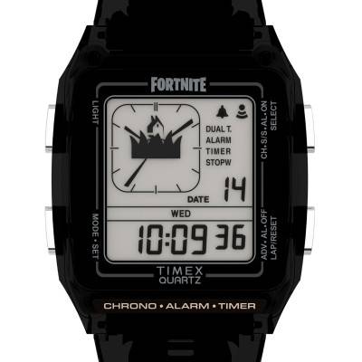 Montre Q Timex LCA x Fortnite Black TW2W96500 - Timex